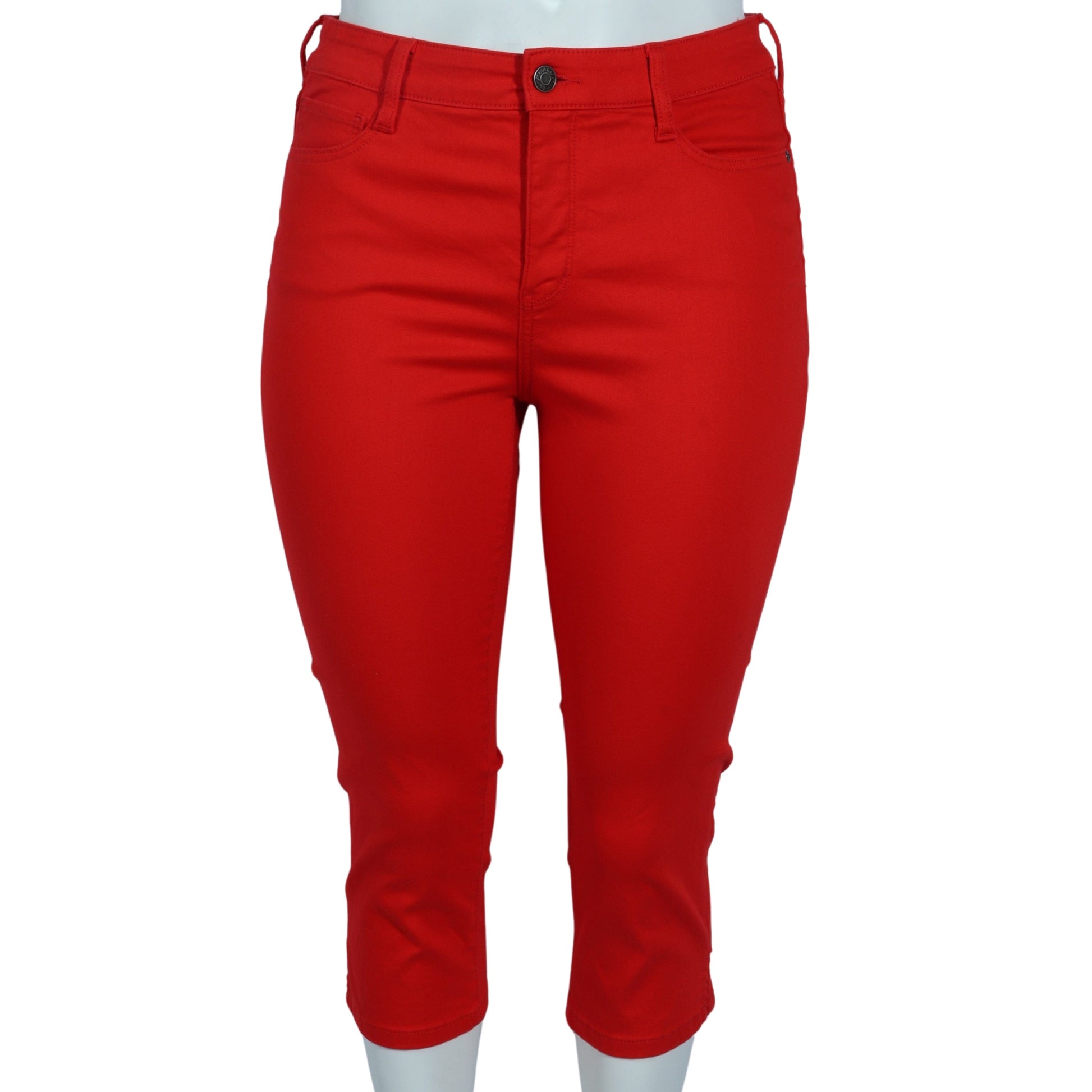 ST.JOHN'S BAY Womens Bottoms S / Red ST.JOHN'S BAY - Belt Loops Capri