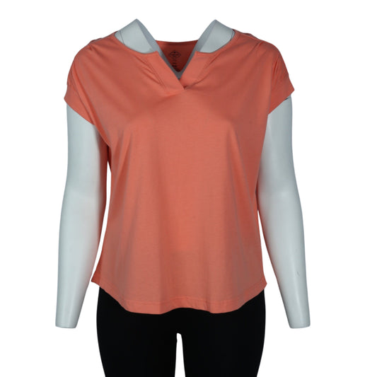 ST.JOHN'S BAY Womens Tops XXL / Coral ST.JOHN'S BAY - V Neck Blouse