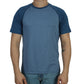 STAFFORD Mens Tops S / Blue STAFFORD - Colored Sleeve Top
