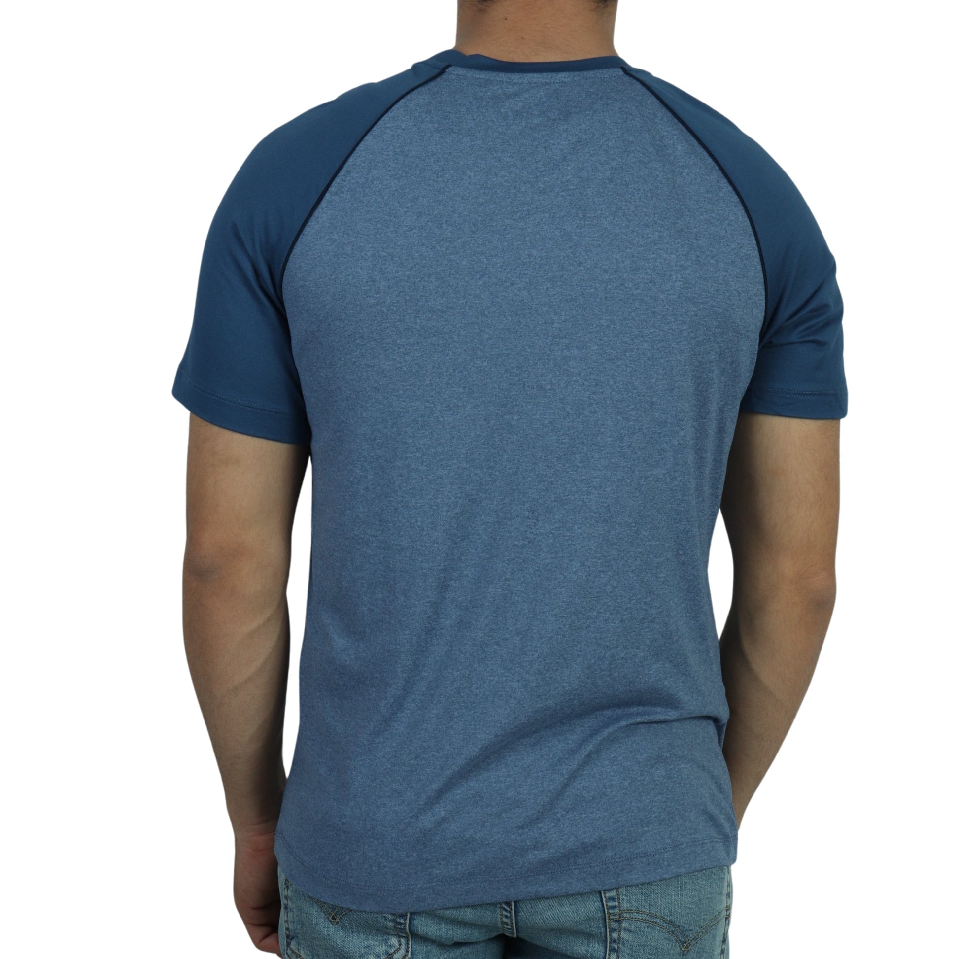 STAFFORD Mens Tops S / Blue STAFFORD - Colored Sleeve Top