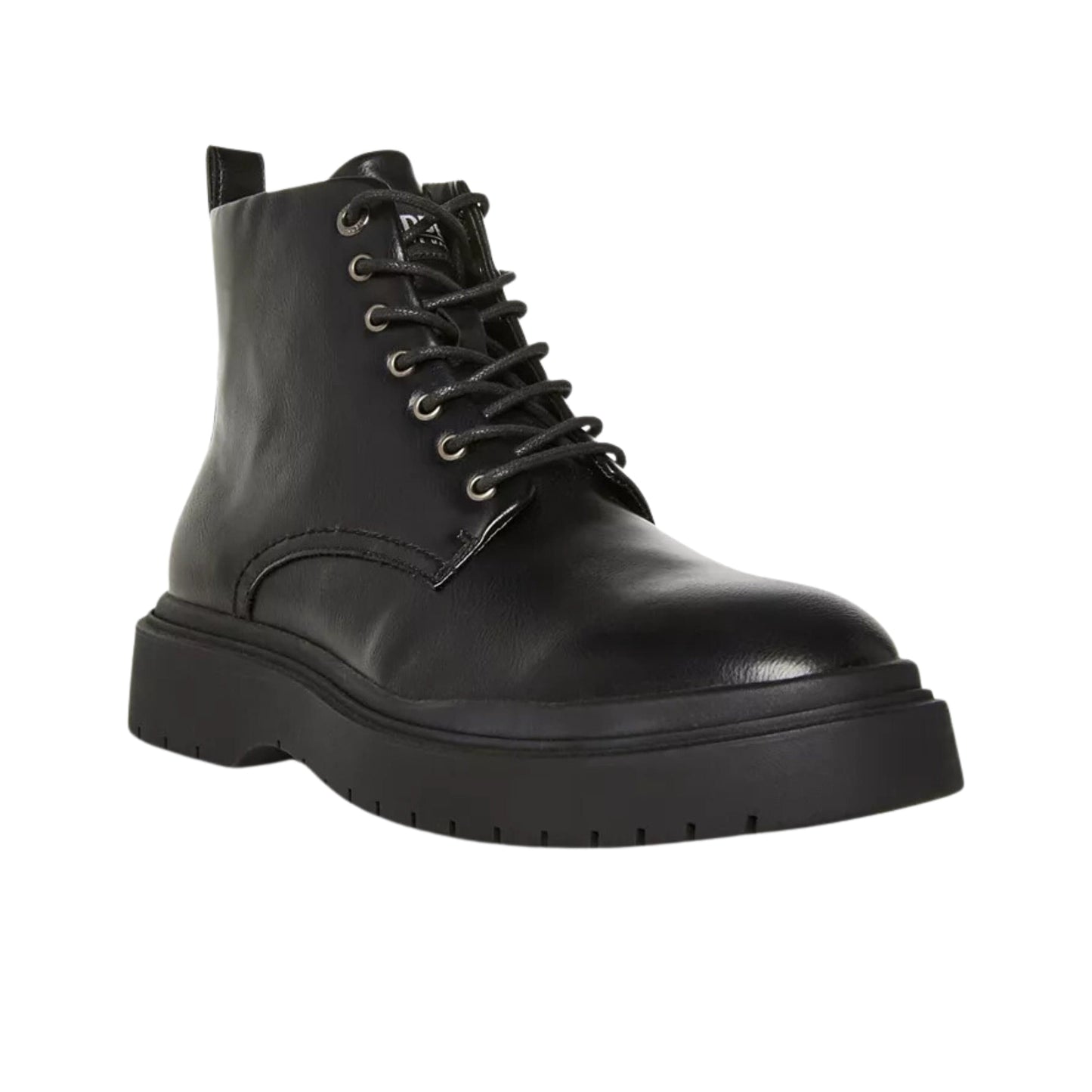 STEVE MADDEN Mens Shoes STEVE MADDEN - Faux Leather Auustn Combat Style Boot