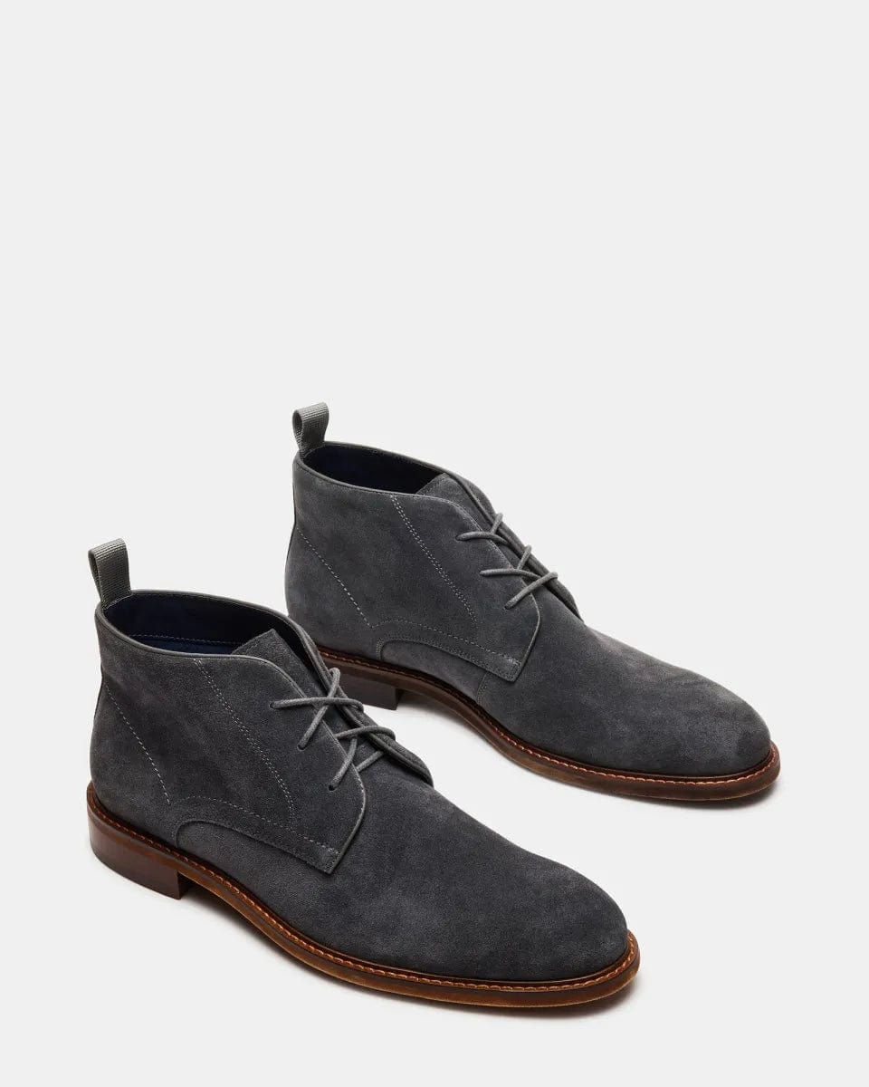 STEVE MADDEN Mens Shoes 43 / Grey STEVE MADDEN - Yanis Faux suede boots