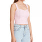STEVE MADDEN Womens Tops STEVE MADDEN - Bouclé Up Bustier Top
