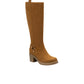 STYLE & CO. Womens Shoes 40.5 / Brown STYLE & CO. -  Brettaa Womens Faux Suede Round Toe Knee-High Boots