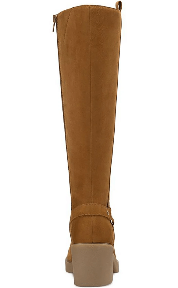 STYLE & CO. Womens Shoes 40.5 / Brown STYLE & CO. -  Brettaa Womens Faux Suede Round Toe Knee-High Boots