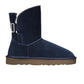 STYLE & CO. Womens Shoes 37 / Navy STYLE & CO. - Teenyy Suede Pull On Ankle Boots