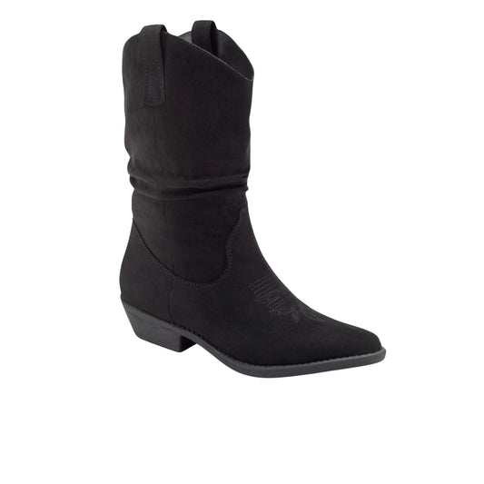 STYLE & CO. Womens Shoes 43 / Black STYLE & CO. - Toe Block Heel Western Boot