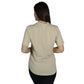 STYLUS Womens Tops S / Beige STYLUS - Front Buttons T-Shirt