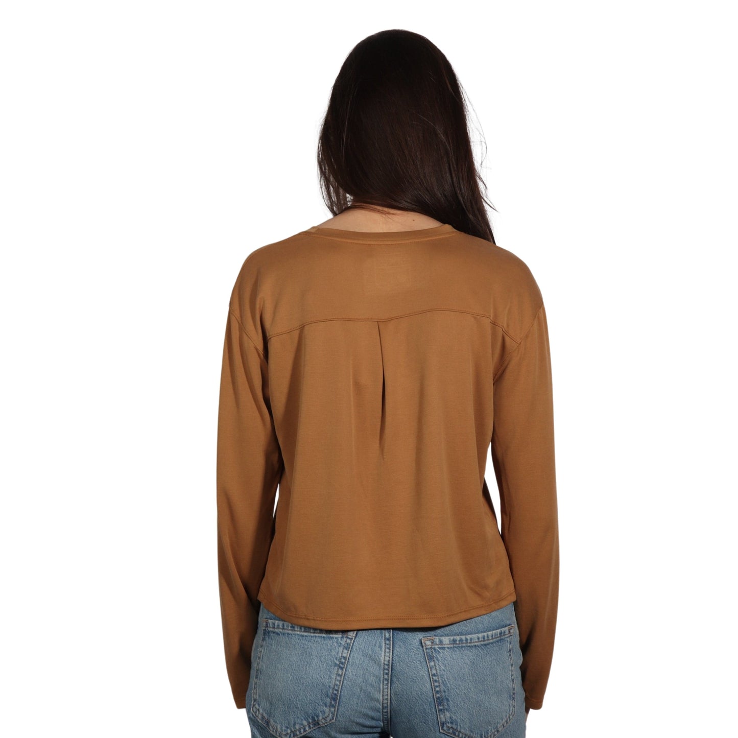 STYLUS Womens Tops XS / Brown STYLUS - Long Sleeve Top