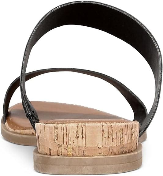 SUN+STONE Womens Shoes 37 / Black SUN+STONE - Easten Slide Slippers
