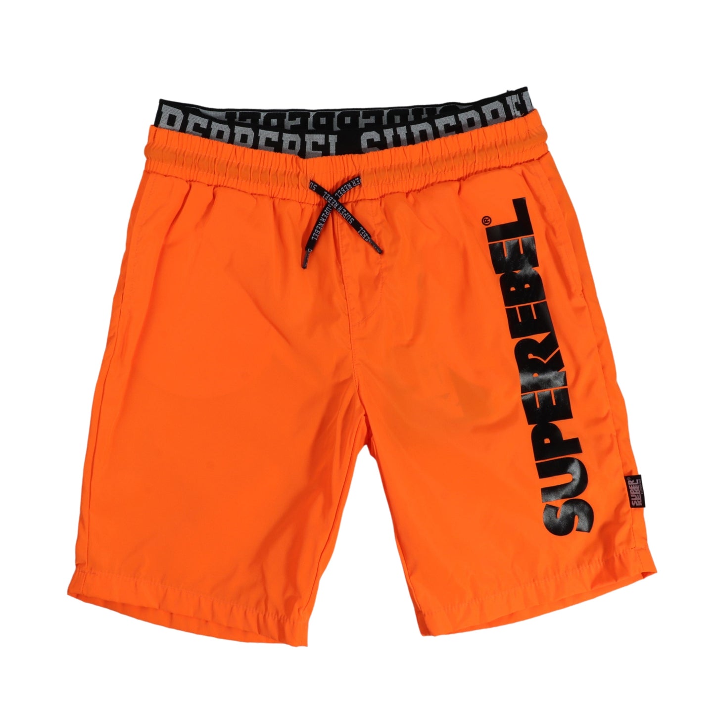 SUPER REBEL Boys Swimwear M / Orange SUPER REBEL - KIDS - Printed Swimwear