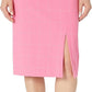 TAHARI Womens Jackets XXL / Pink TAHARI -  Windowpane-Check Belted Blazer
