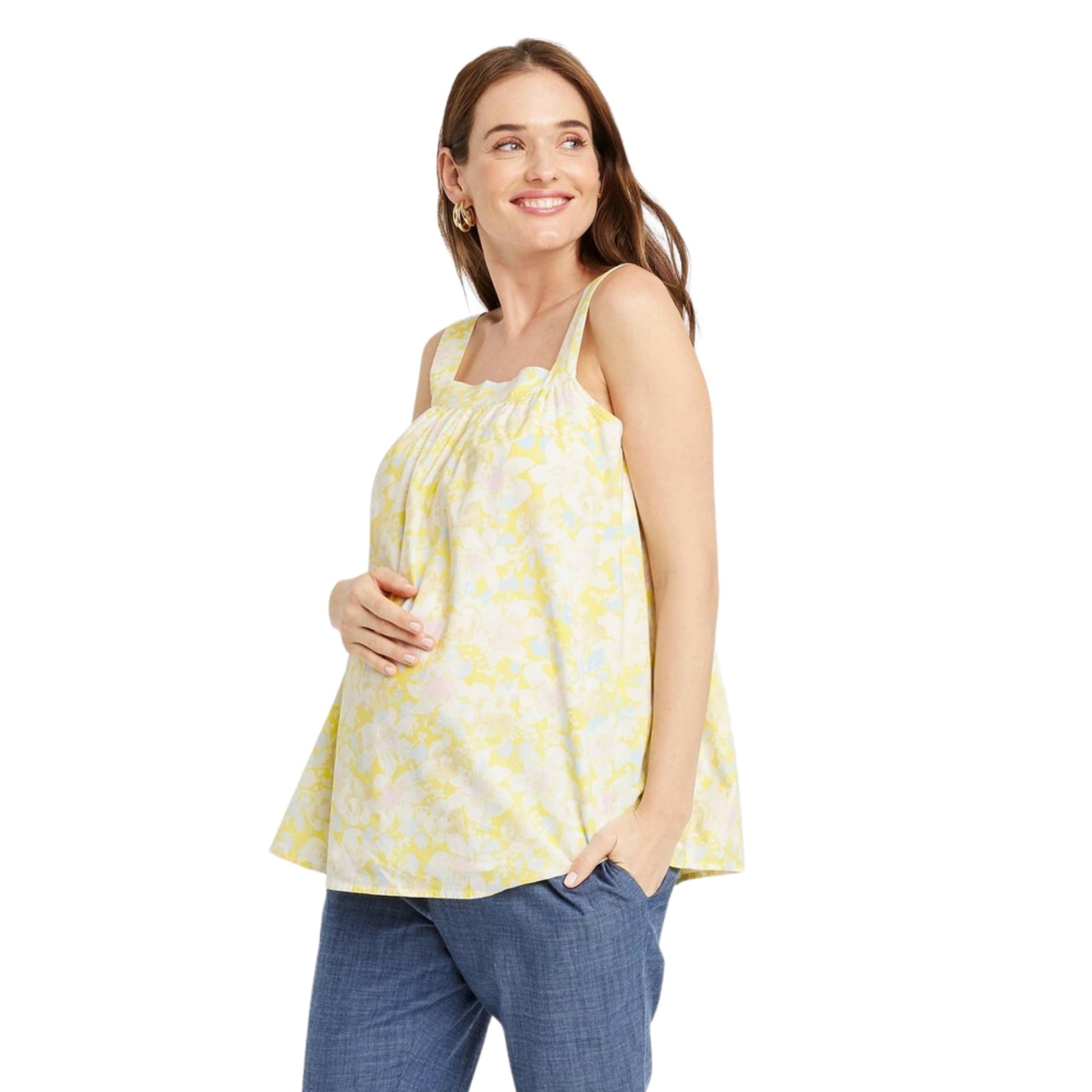 THE NINES Womens Tops XS / Multi-Color THE NINES - Cotton Maternity blouse