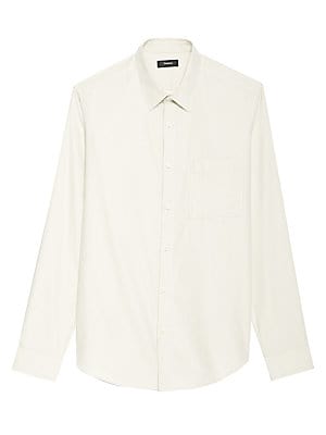 THEORY Mens Tops S / Beige THEORY -  Classic-Fi Maxson Shirt