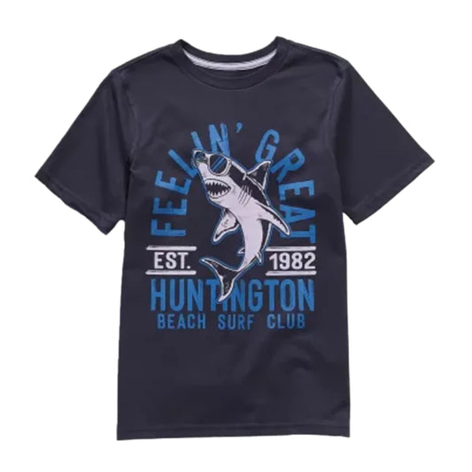 THEREABOUTS Boys Tops S / Navy THEREABOUTS - Printed Design Crew Neck