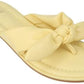 TIME AND TRU Womens Shoes 41 / Yellow TIME AND TRU  -  Bow Thong Slipper