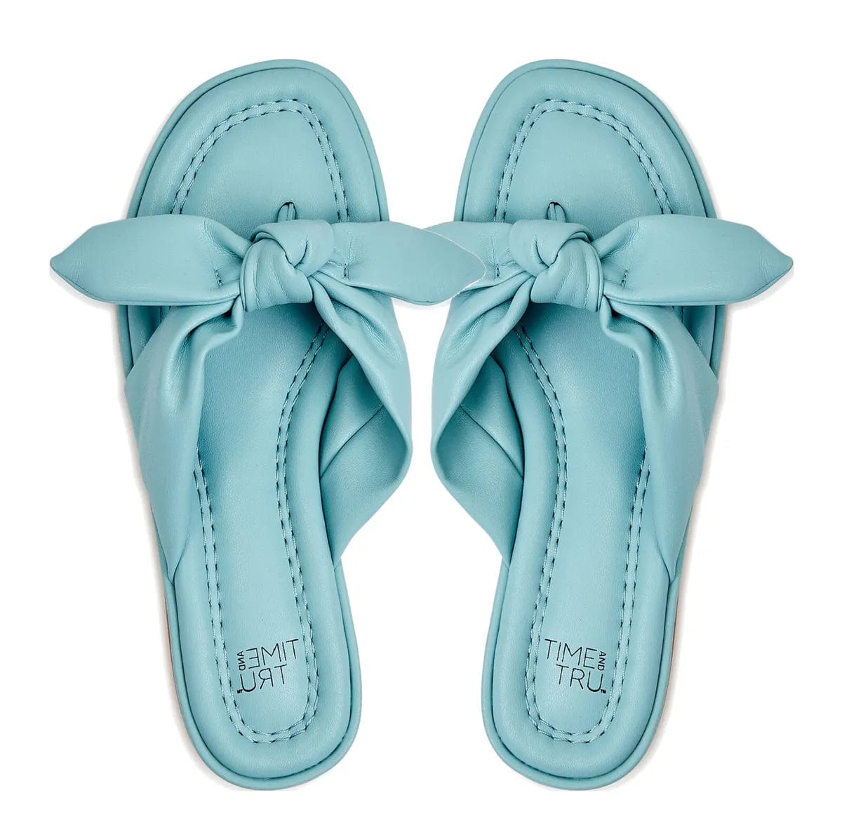 TIME AND TRU Womens Shoes 39 / Blue TIME AND TRU  -  Bow Thong Slipper