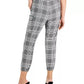 TINSEL Womens Bottoms L / Multi-Color TINSEL - Petite Plaid Utility Jogger Pants