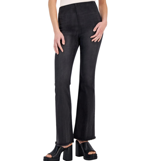 TINSELTOWN Womens Bottoms L / Black / 30 TINSELTOWN - High-Rise Denim