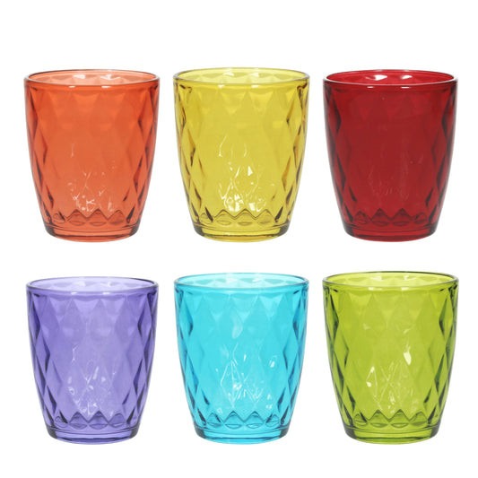TOGNANA Kitchenware Multi-color TOGNANA -  Set of Colored Glasses, 320ml