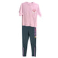 TOMMY LIFE Girls Sets M / Pink TOMMY LIFE - Graphic print smiles t-shirt