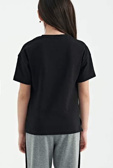 TOMMY LIFE Girls Tops TOMMY LIFE - Off Shoulder Oversize Girl's T-shirt