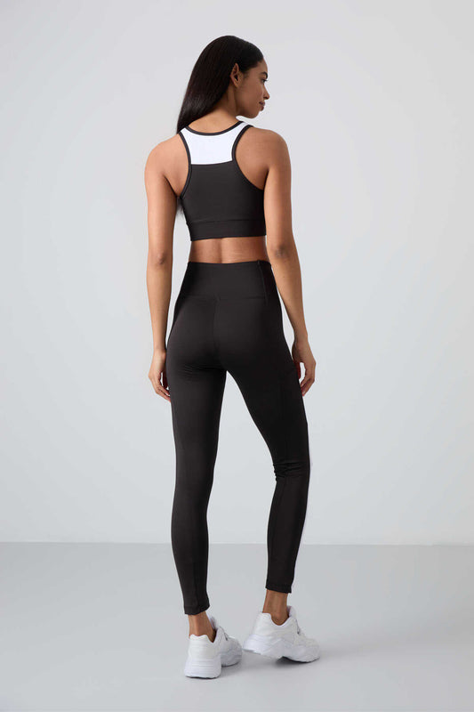 TOMMY LIFE - Color block leggings and tank top set