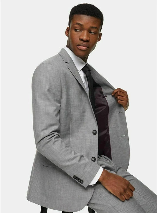 TOPMAN Mens Jackets TOPMAN - Skinny Fit Suit Blazer