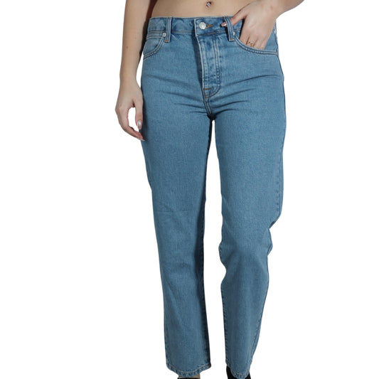 TOPMAN Womens Bottoms M / Blue TOPMAN - Pull Over Jeans