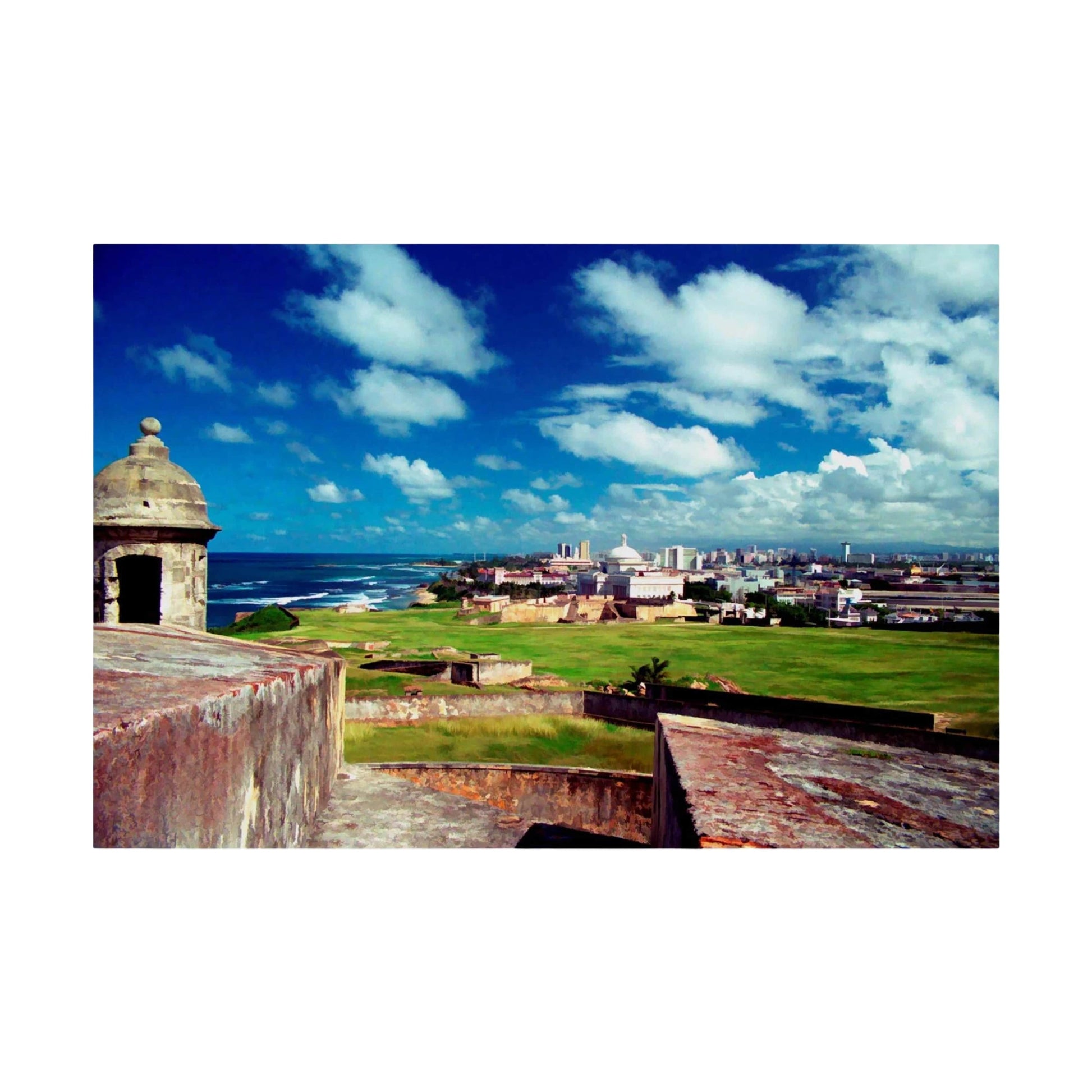 TRADEMARK GLOBAL Multi-Color TRADEMARK GLOBAL - J.D. Mcfarlan 'San Juan, Puerto Rico' Canvas Art