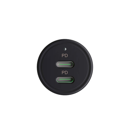 TRONIC Electronic Accessories Black TRONIC - Car charger with 2 usb ports