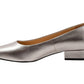 TROTTERS Womens Shoes 39.5 / Silver TROTTERS - Silver Heel Flat Shoes