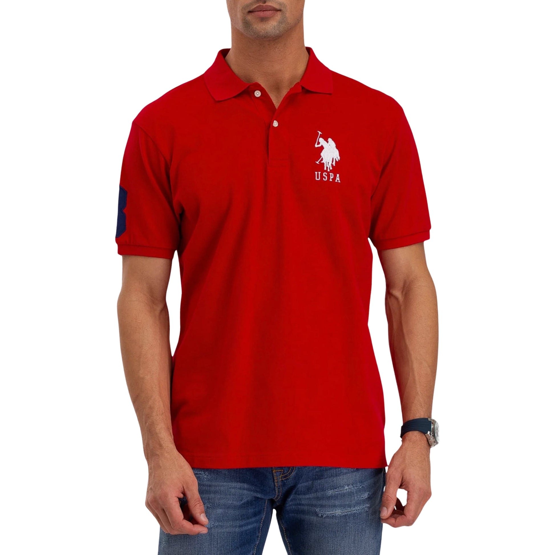 U.S. POLO ASSN. Mens Tops U.S. POLO ASSN. - Big Logo Pique Polo T-Shirt