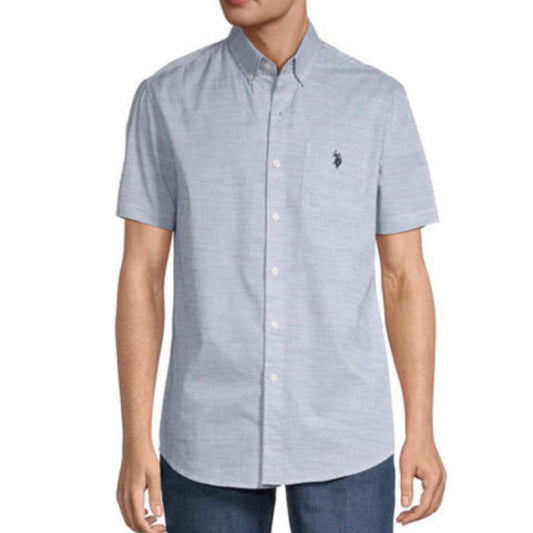 U.S. POLO ASSN. Mens Tops M / Multi-Color U.S. POLO ASSN. - Classic Fit Short Sleeve Button-Down Shirt