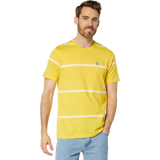 U.S. POLO ASSN. Mens Tops L / Yellow U.S. POLO ASSN. - Crew Neck Short Sleeve T-Shirt