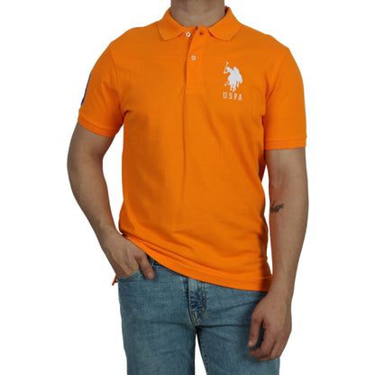 U.S. POLO ASSN. Mens Tops S / Orange U.S. POLO ASSN. - Side Vents Top