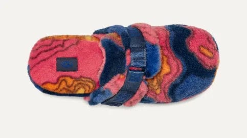 UGG Mens Shoes 42 / Multi-Color UGG - Fluff It Cali Topo Slide slippers