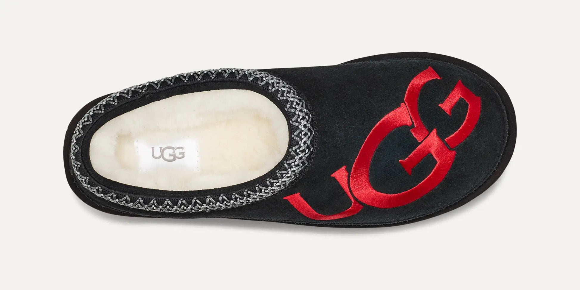 UGG Mens Shoes 43 / Black UGG - Tasman Logo slippers