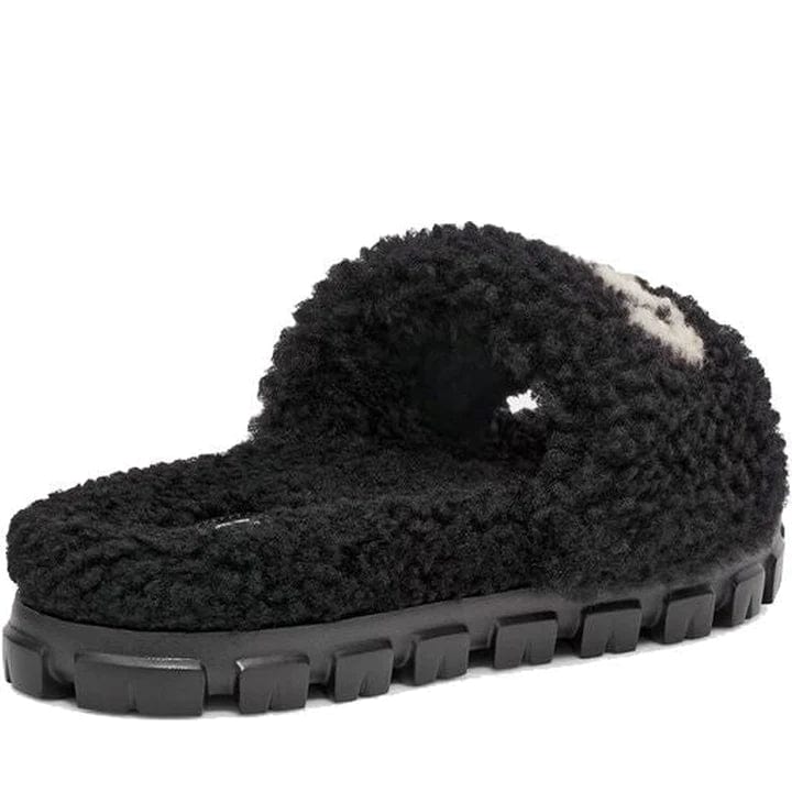 UGG Women Shoes 40 / Black UGG - Cozetta curly graphic slipper