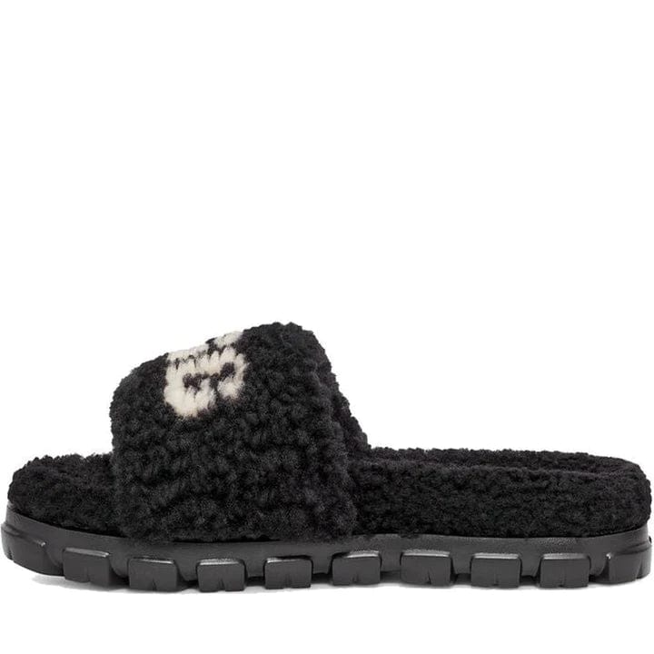 UGG Women Shoes 40 / Black UGG - Cozetta curly graphic slipper