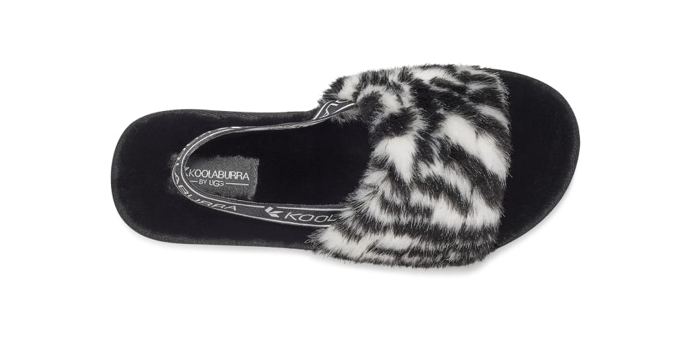 UGG Women Shoes 38 / Black UGG - FUZZ'N II ZEBRA