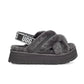 UGG Womens Shoes 39 / Gray UGG - Disco Cross Slide in Charcoal