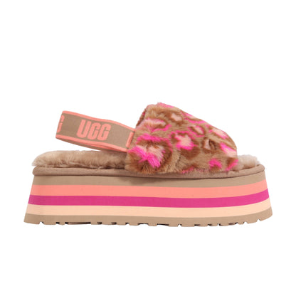 UGG Womens Shoes 38 / Pink UGG - Disco Spotty Slide