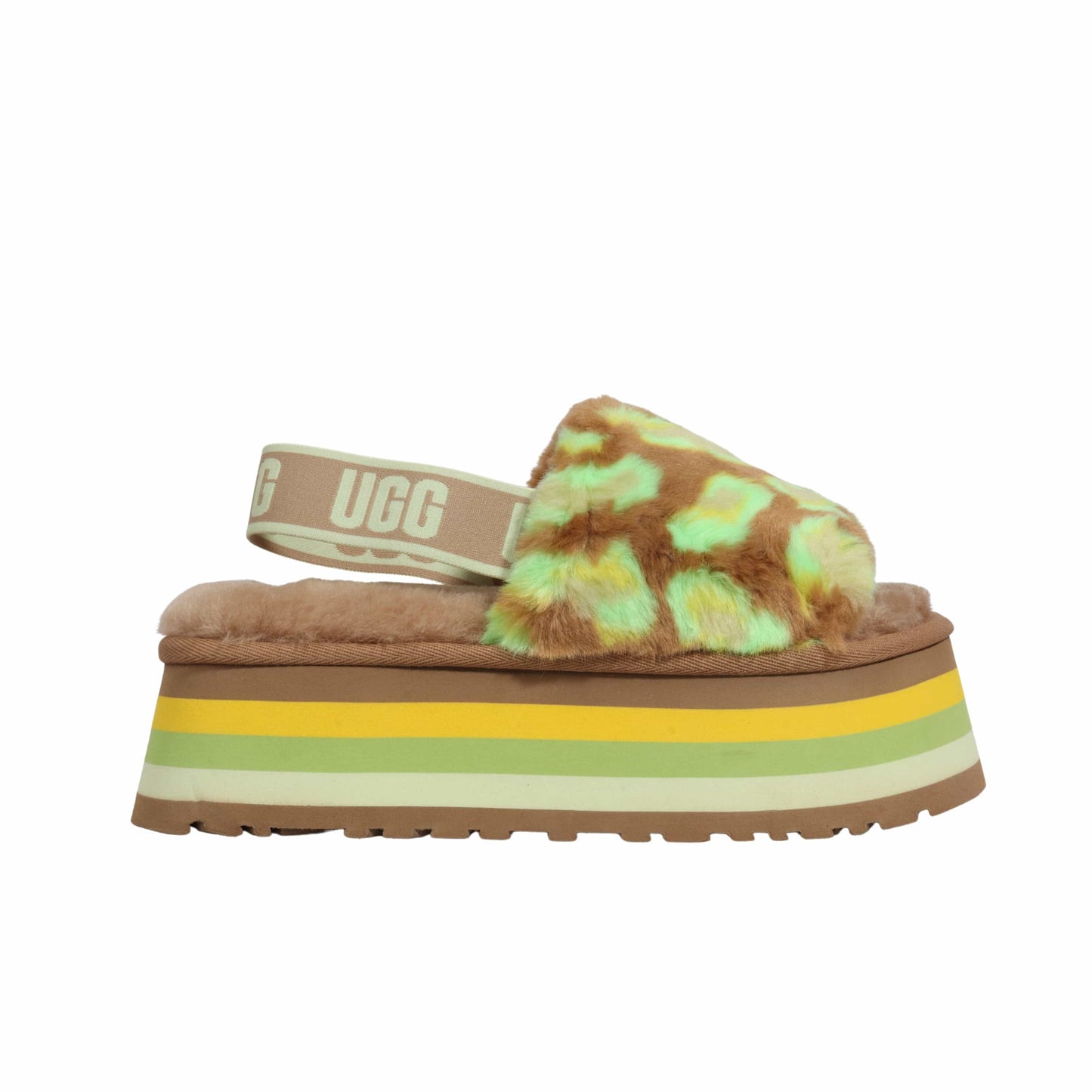 UGG Womens Shoes 38 / Multi-Color UGG - DISCO STRIPE SLIDE