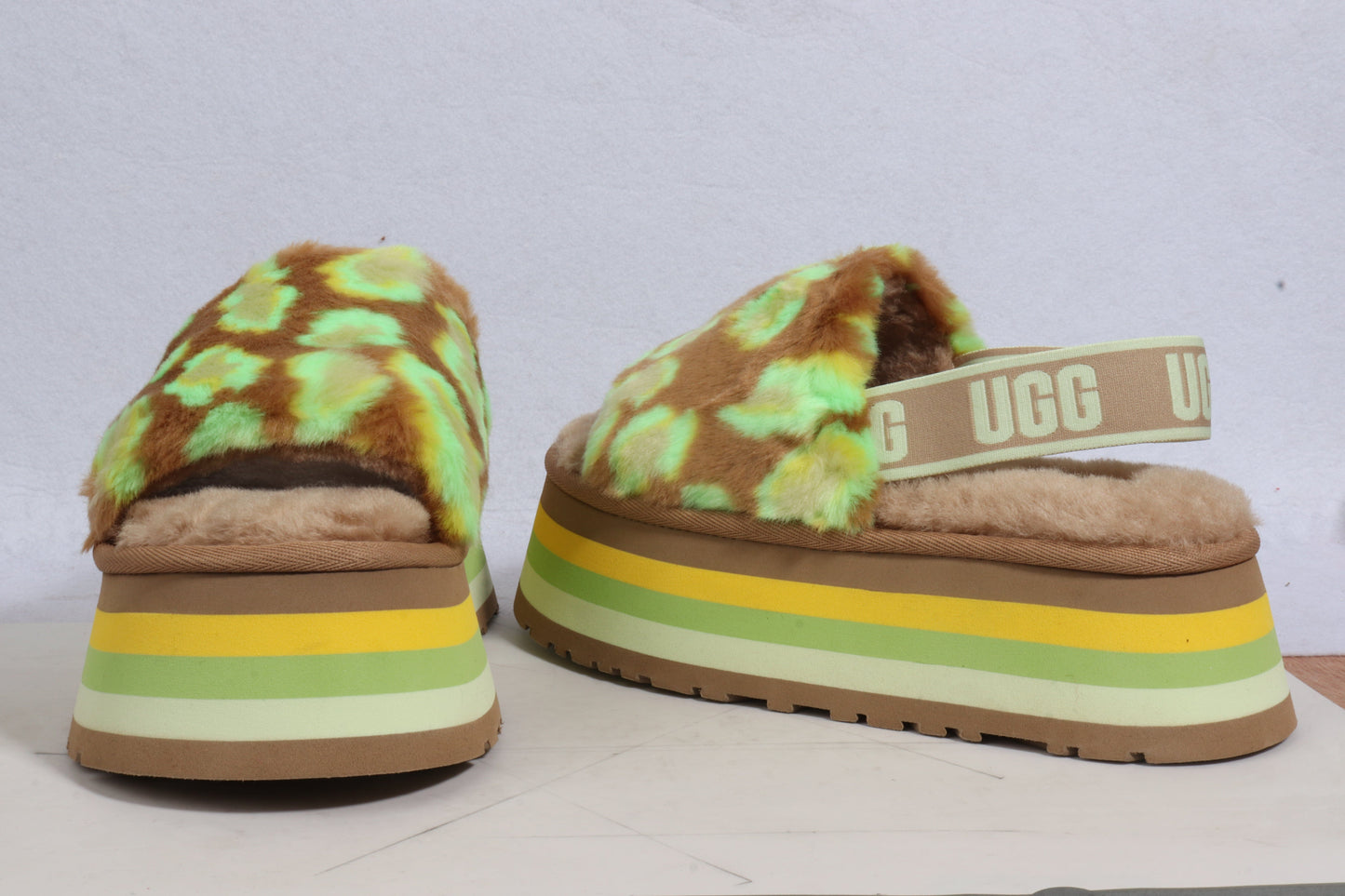 UGG Womens Shoes 38 / Multi-Color UGG - DISCO STRIPE SLIDE