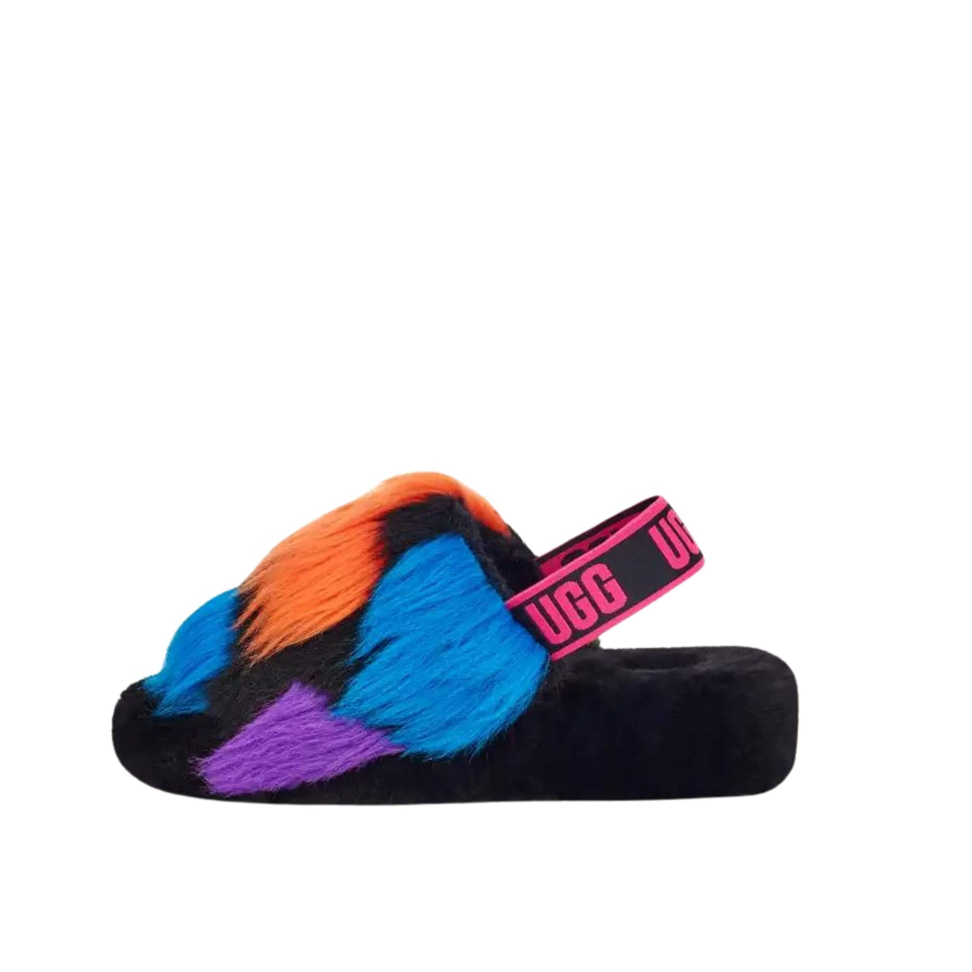 UGG Womens Shoes 38 / Multi-Color UGG - Fluff Yeah Party Spots slippers