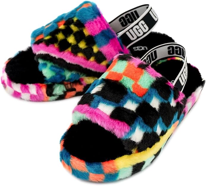 UGG Womens Shoes 38 / Multi-Color UGG - Fluff Yeah Slide