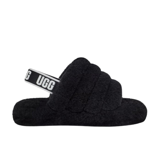 UGG Womens Shoes 38 / Black UGG -  Fluff Yeah Slide  Slipper