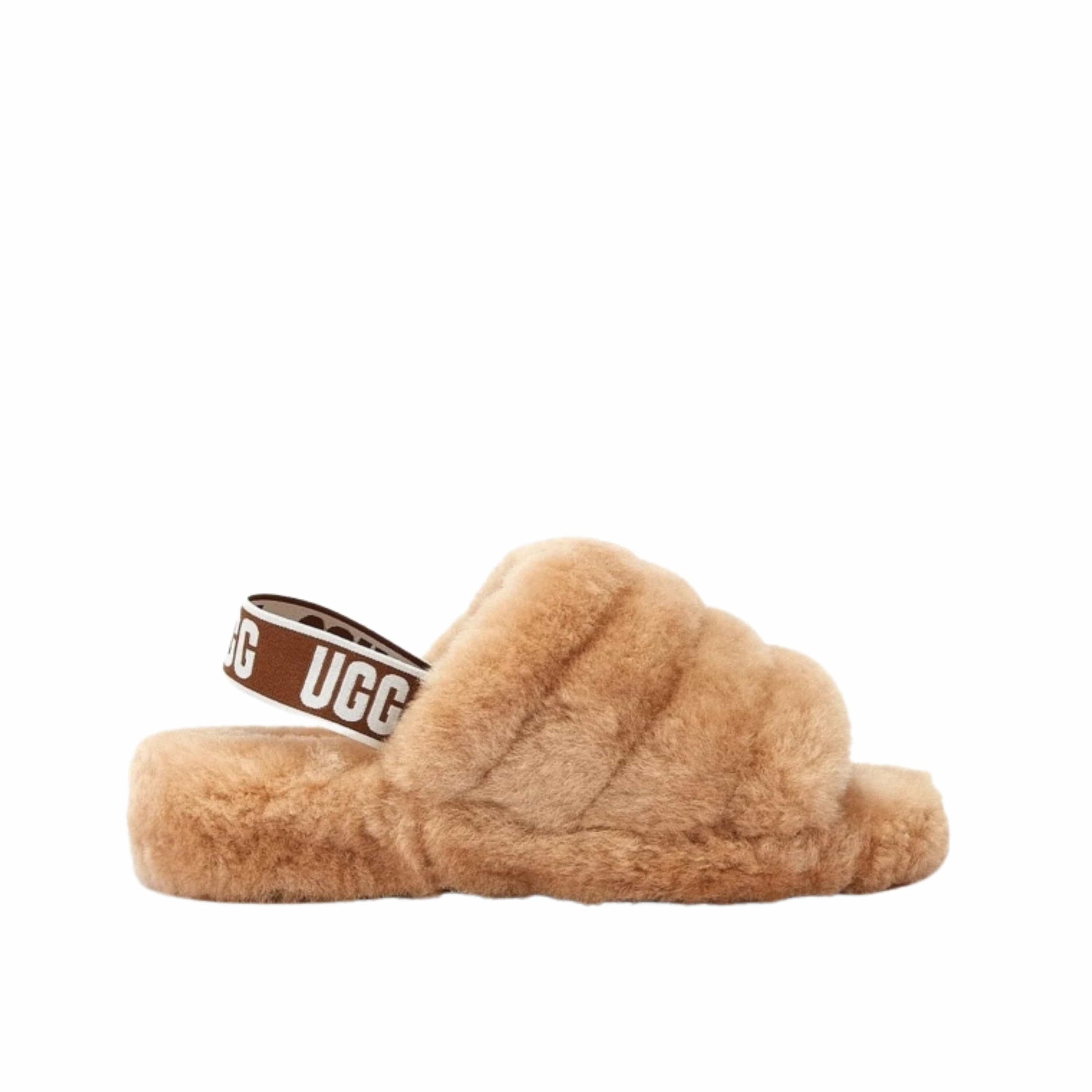 UGG Womens Shoes 38 / Beige UGG -  Fluff Yeah Slide  Slipper