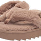 UGG Womens Shoes 38 / Beige UGG -  Furr-ee Flip-Flop